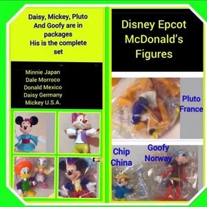 Disney Epcot figure toys complete set